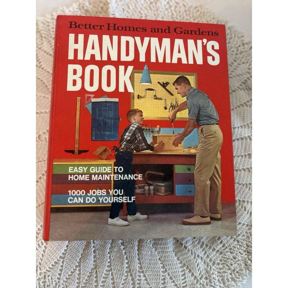VTG Handyman's Book Lot:2 Better Homes and Gardens 5 Ring 1st&4th.Sears Wiring.